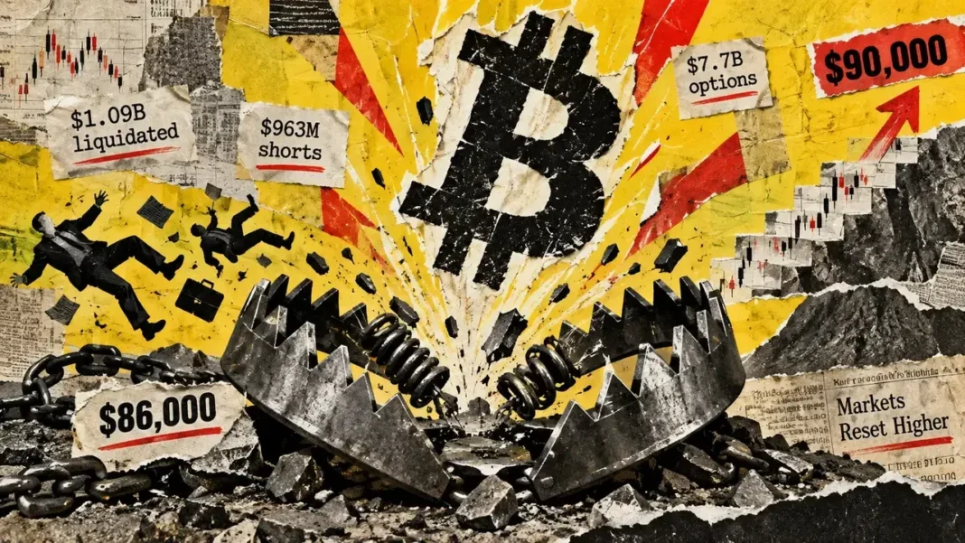 Bitcoin clears $86,000 as $1B in shorts liquidated again – battle now shifts to $90k Bitcoin clears $86,000 as $1B in shorts liquidated again – battle now shifts to $90k