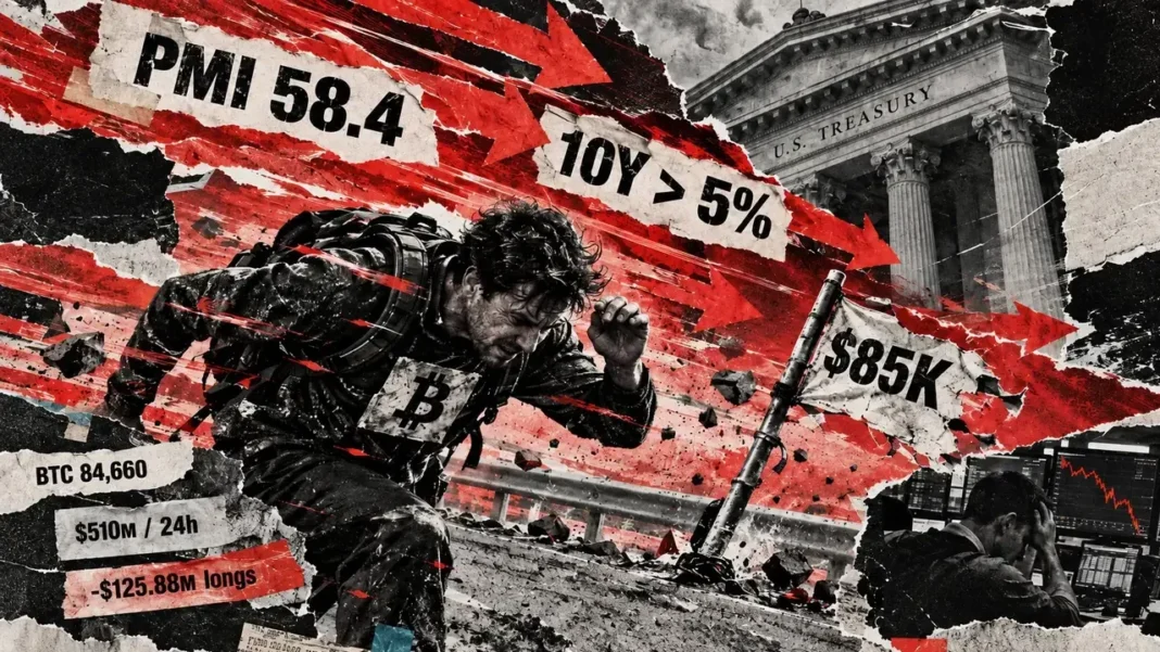 Bitcoin slips below $85,000 as 5% Treasury yield returns to haunt risk assets Bitcoin slips below $85,000 as 5% Treasury yield returns to haunt risk assets