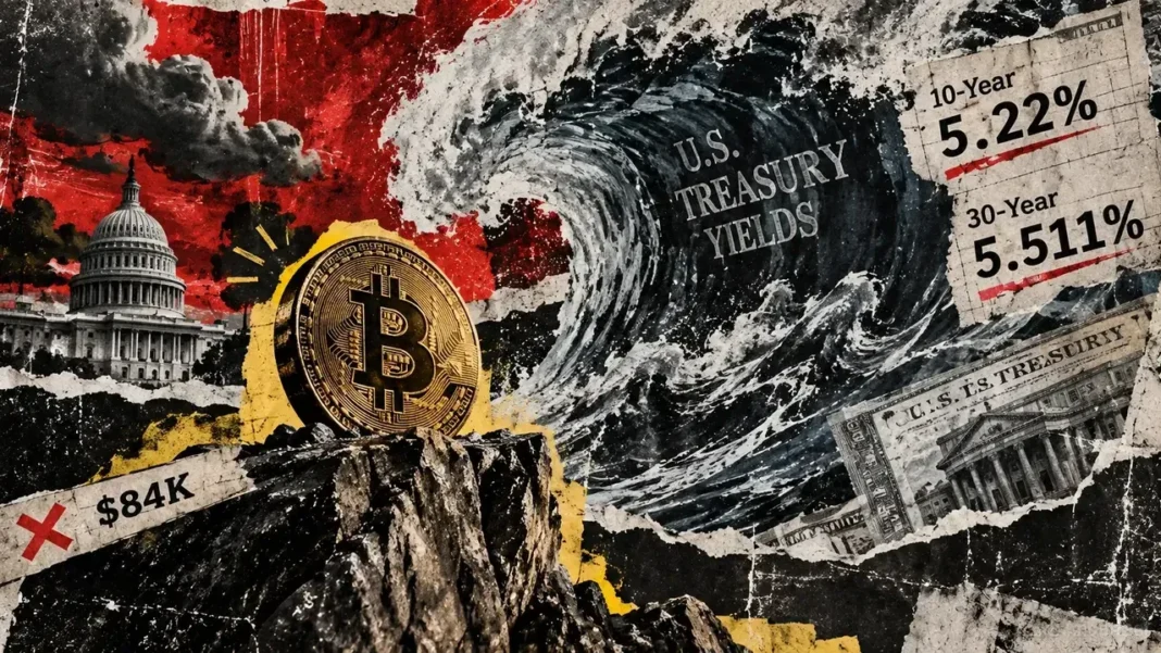 Bitcoin survives a 5.2% Treasury shock as traders slash $1.7 billion in leverage