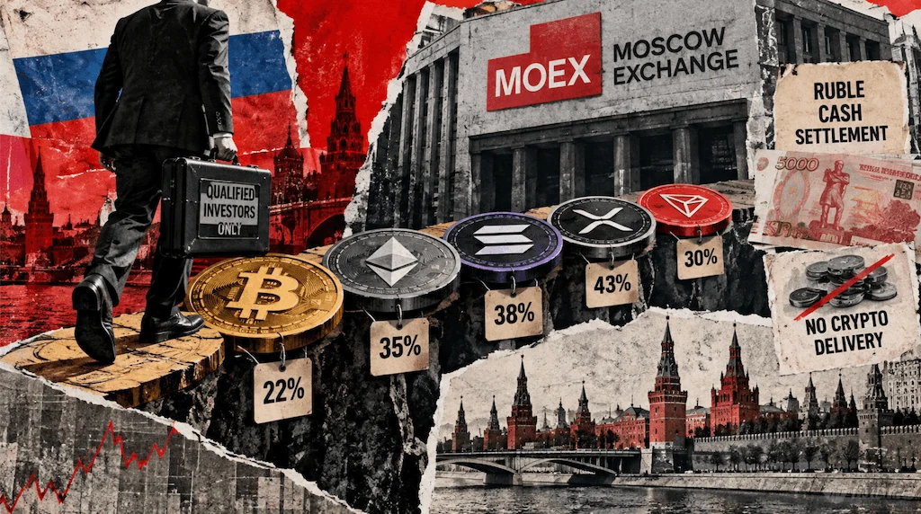 Moscow Exchange launches 5 crypto perpetual futures as demand tops 600 billion rubles Moscow Exchange launches 5 crypto perpetual futures as demand tops 600 billion rubles